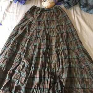 Free people lily cotton maxi skirt small